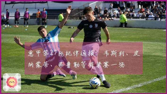 意甲第27轮纪律通报：韦斯利、皮纳蒙蒂、弗鲁勒等将禁赛一场